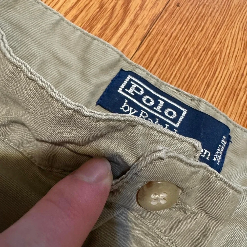 Polo Ralph Lauren Men's Andrew Shorts Fits 32 Double Pleated Preppy Brown